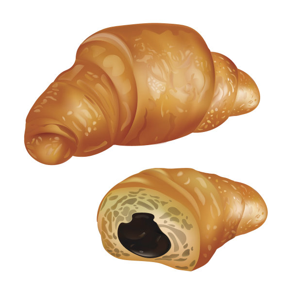 新月的例证。图片下载