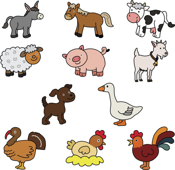 家畜集-载体图片下载