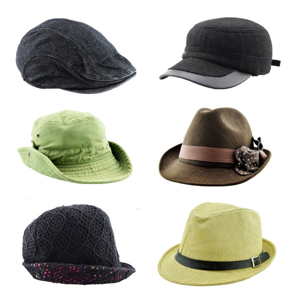 拼贴时尚的帽子图片下载