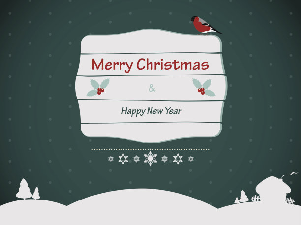 红腹灰雀坐在木制横幅上图片下载