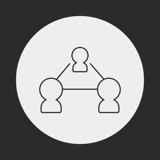 社交链接线性图标图片下载