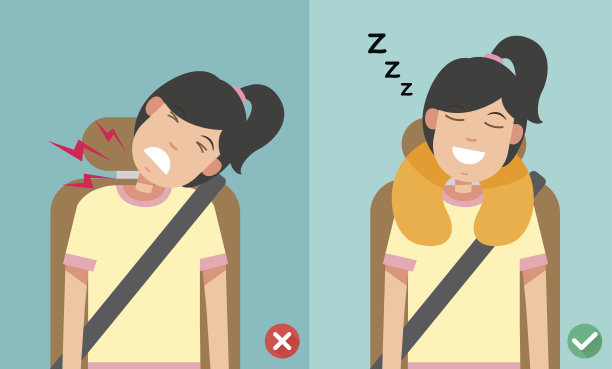 正确的坐姿，同时坐直睡眠，插图。图片下载