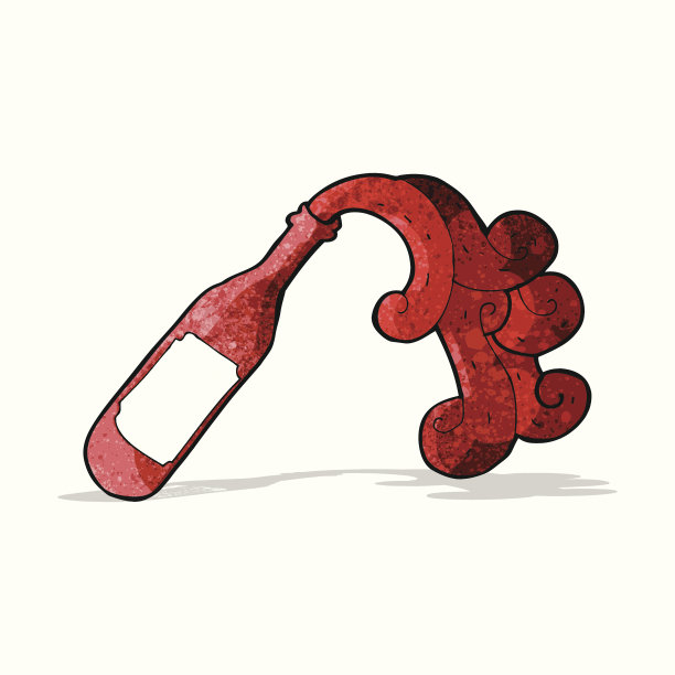 倒酒瓶漫画图片下载