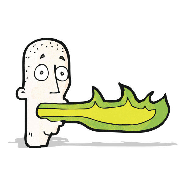 卡通喷火人图片下载