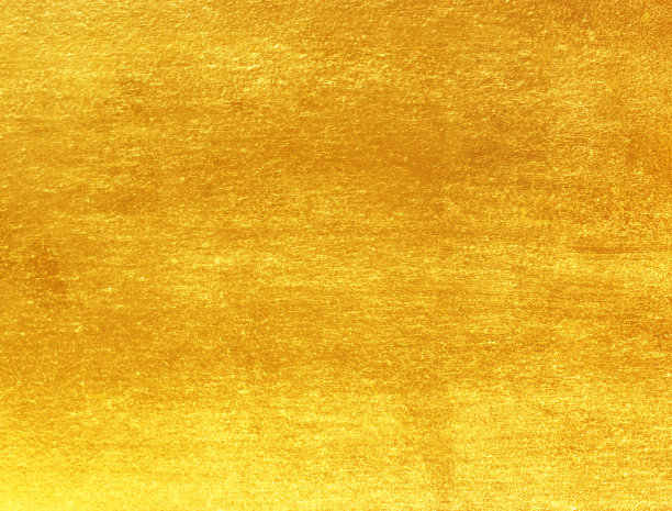 闪亮的黄叶子金箔图片下载