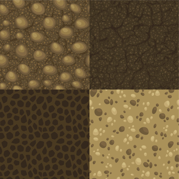 四个矢量无缝模式的地面里面图片下载