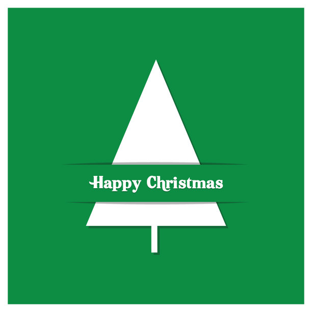 装饰背景上的风格化圣诞树图片下载