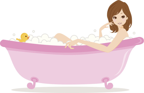女人洗澡图片下载
