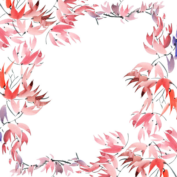 水墨插画素材ID：163185316