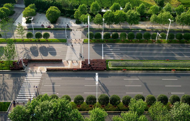 道路顶视图素材图片