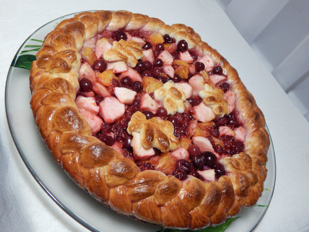 水果酵母派图片下载