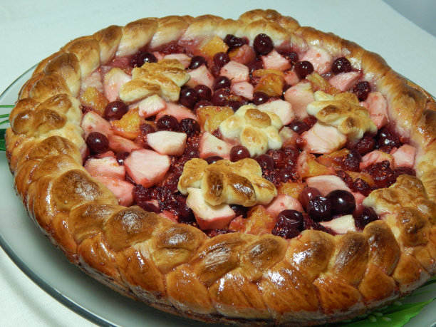 水果酵母派图片下载