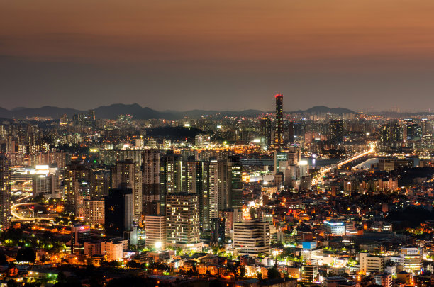 首尔夜景图片下载