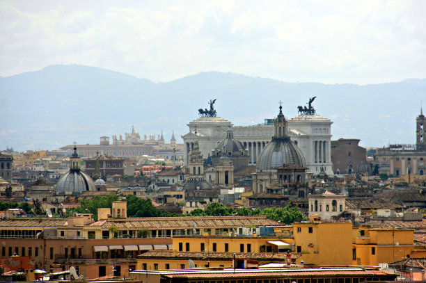 意大利罗马的屋顶图片下载