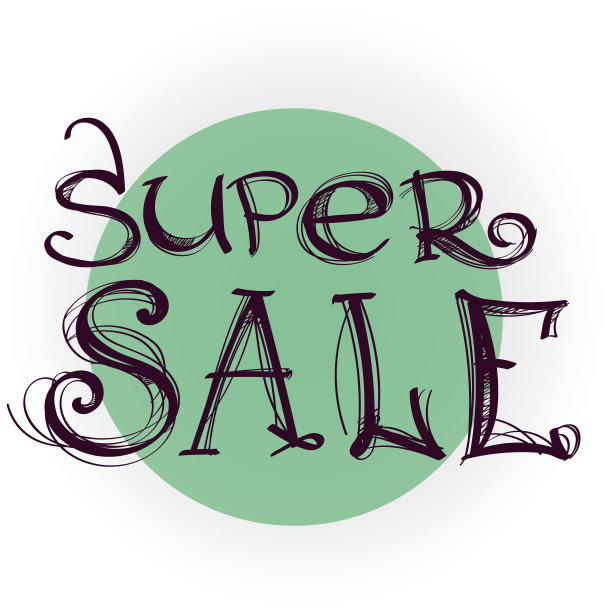 刻字超级销售。手绘销售海报。图片下载