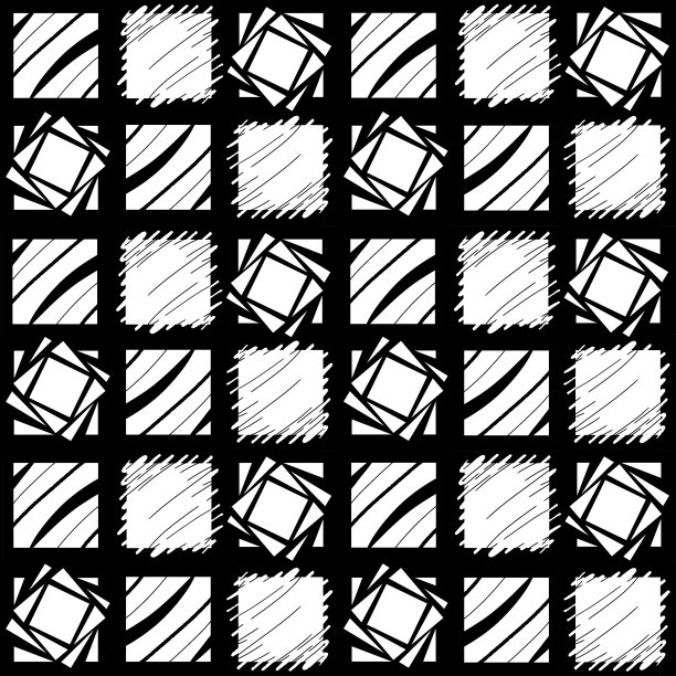 黑白重复块图案图片下载