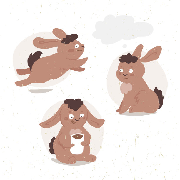 兔子矢量图素材ID：163233064