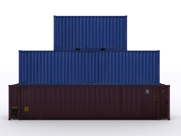 堆叠iso集装箱图片下载