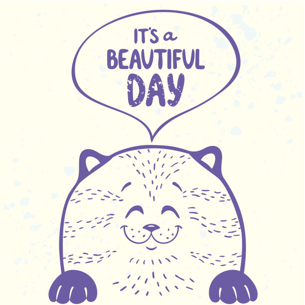 可爱的猫的轮廓图片下载