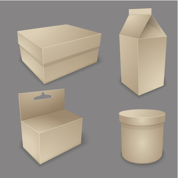 向量空白包装收集。图片下载