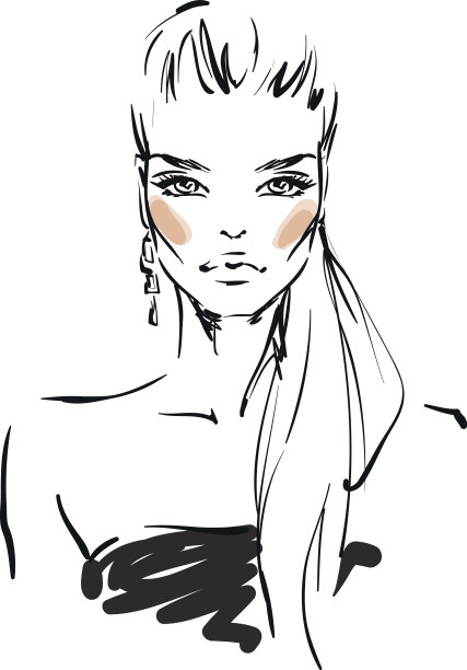 年轻女子肖像图片下载