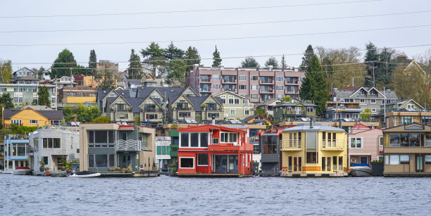 2017年4月11日，西雅图/华盛顿，美丽的建筑图片下载