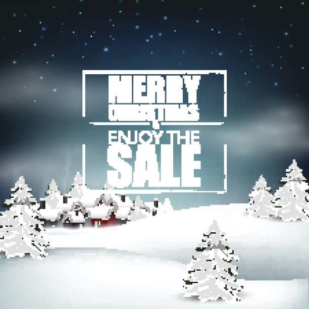 圣诞大甩卖背景图片下载