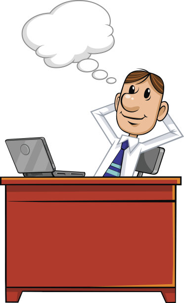 推销员和演讲泡泡。图片下载