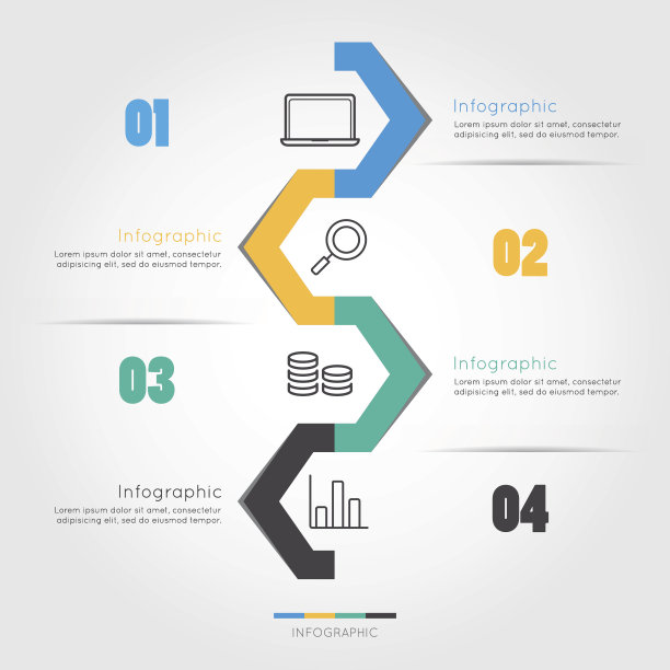 用于商业项目的现代信息图表图片下载