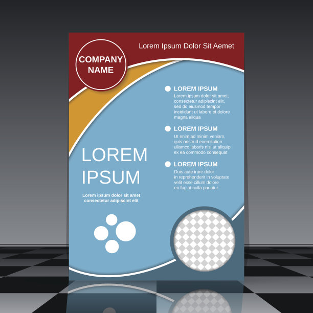 小册子封面设计模板图片下载