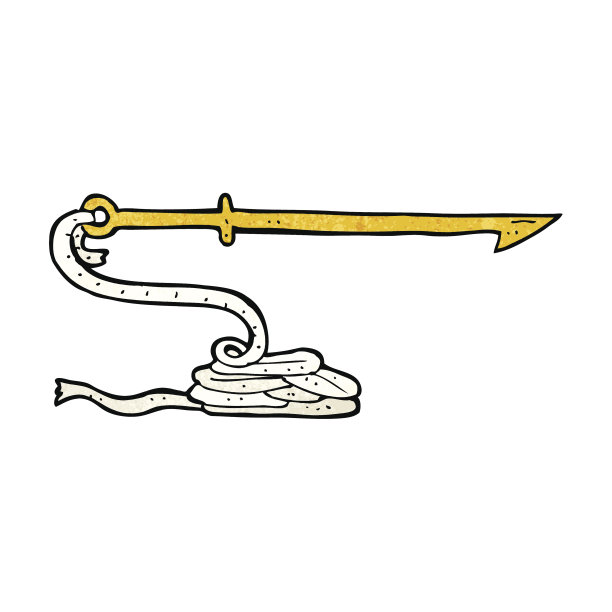 卡通鱼叉图片下载