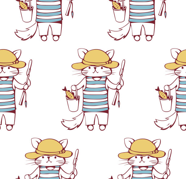 卡通猫图片下载