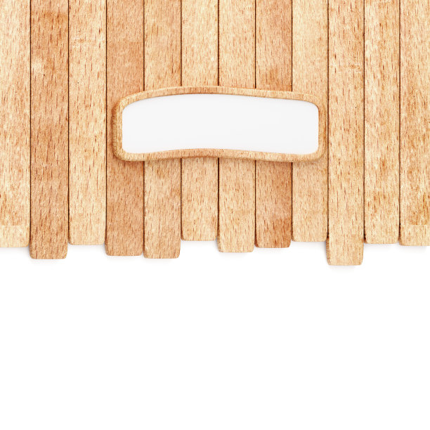木板背景与空招牌图片下载