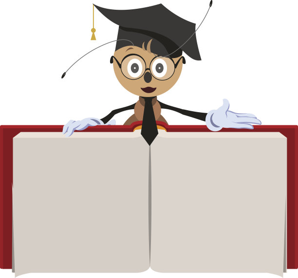 蚂蚁老师拿着打开的书图片下载