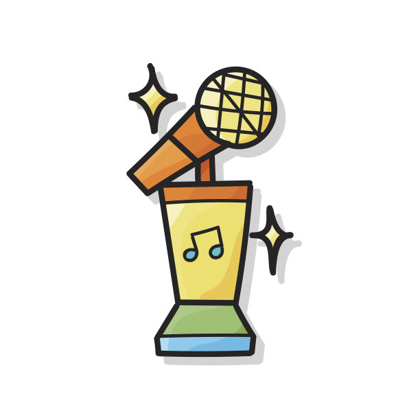 奖杯涂鸦图片下载