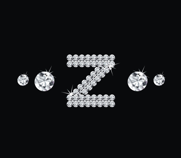 菱形矢量字母'Z'图片下载