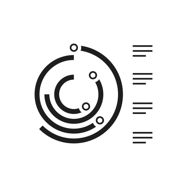 径向条形图图标上的白色背景。图片下载