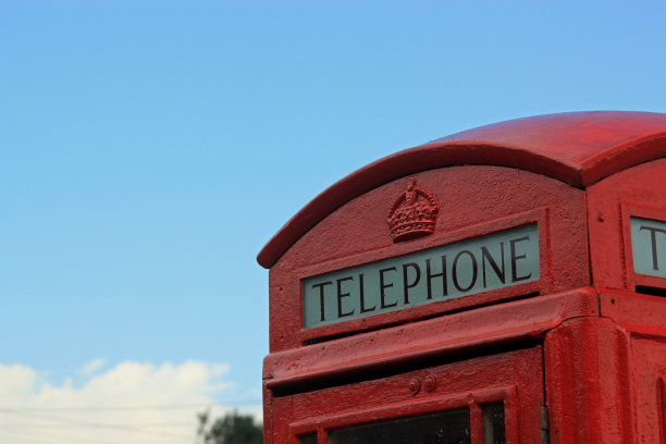英国的电话亭图片下载