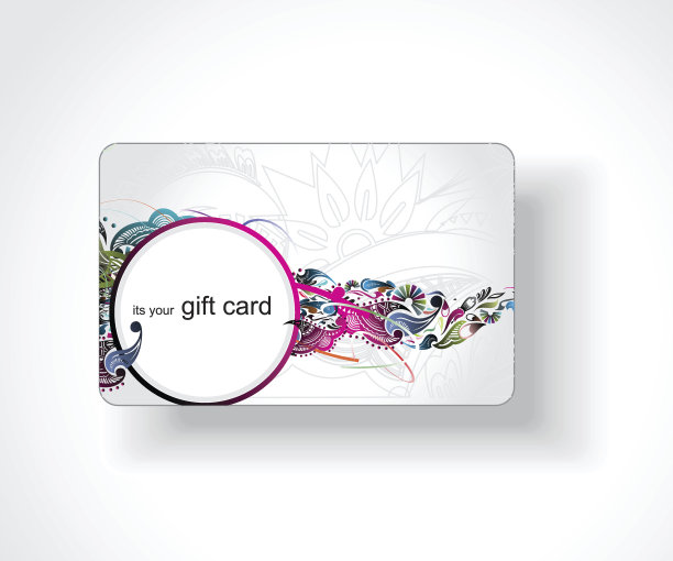 漂亮的礼品卡图片下载