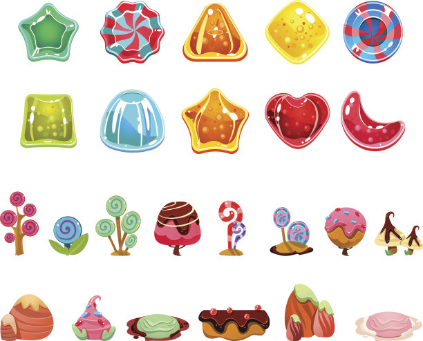 糖果向量组图片下载