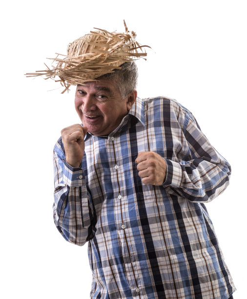 身着朱尼纳派对服装的巴西老男人图片下载