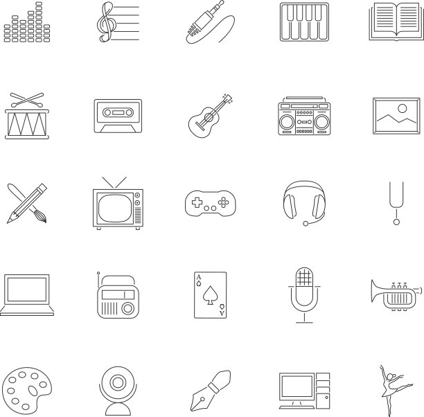 25轮廓集艺术图标2图片下载