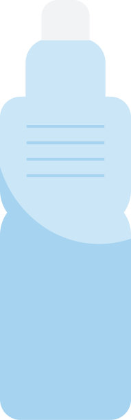 小男孩和小女孩喝水矢量插图。图片下载