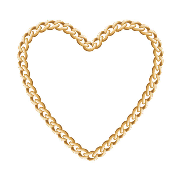 想想金链心框架图片下载