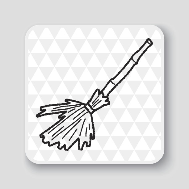 扫帚涂鸦图片下载