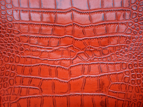 红色鳄鱼皮纹理作为壁纸图片下载