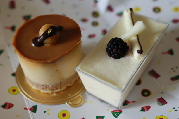 巧克力和白巧克力驼鹿蛋糕图片下载