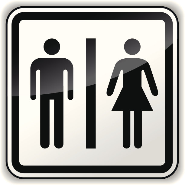 男女通道矢量素材图片下载