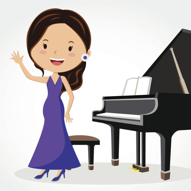 钢琴表演素材图片