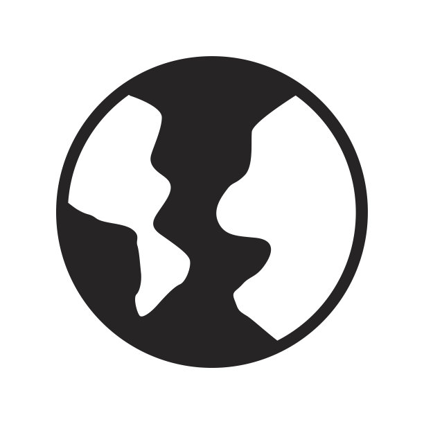 黑色图标世界卡通图片下载